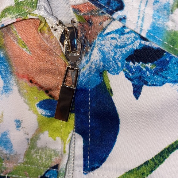 Drapers & Damon’s Long Sleeve Floral Top jacket Size PS NWT - Picture 8 of 8